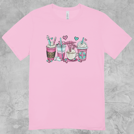 Kaos Distro Pria Wanita Love Drink